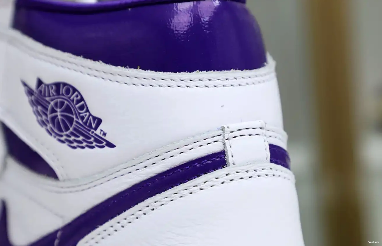 OG Court Air 1 Jordan Purple High 0409